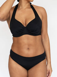 Signature DD+ Halter Neck Bikini Top Black