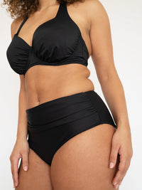 High Waisted Bikini Bottoms Classic Black