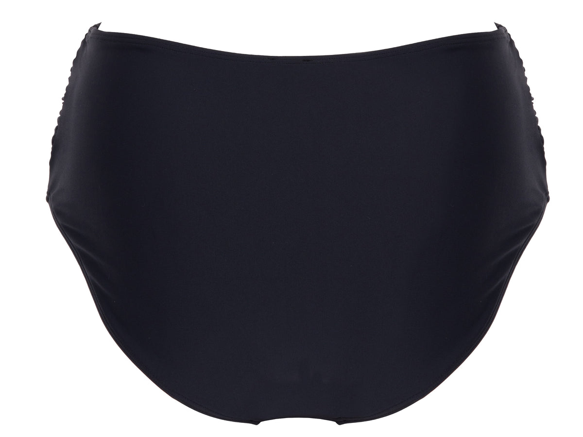 High Waisted Bikini Bottoms Classic Black