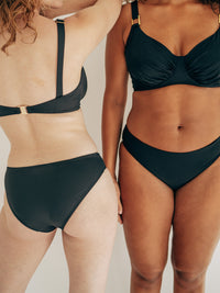 Full Cup DD+ Bikini Top Black