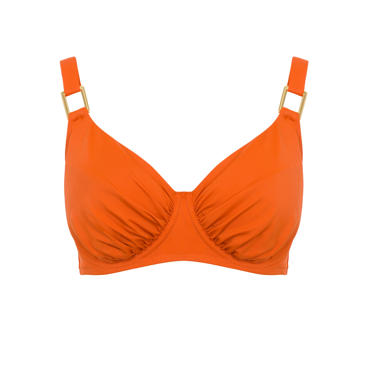 Full Cup DD+ Bikini Top Papaya Orange