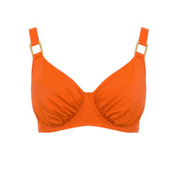 Full Cup DD+ Bikini Top Papaya Orange