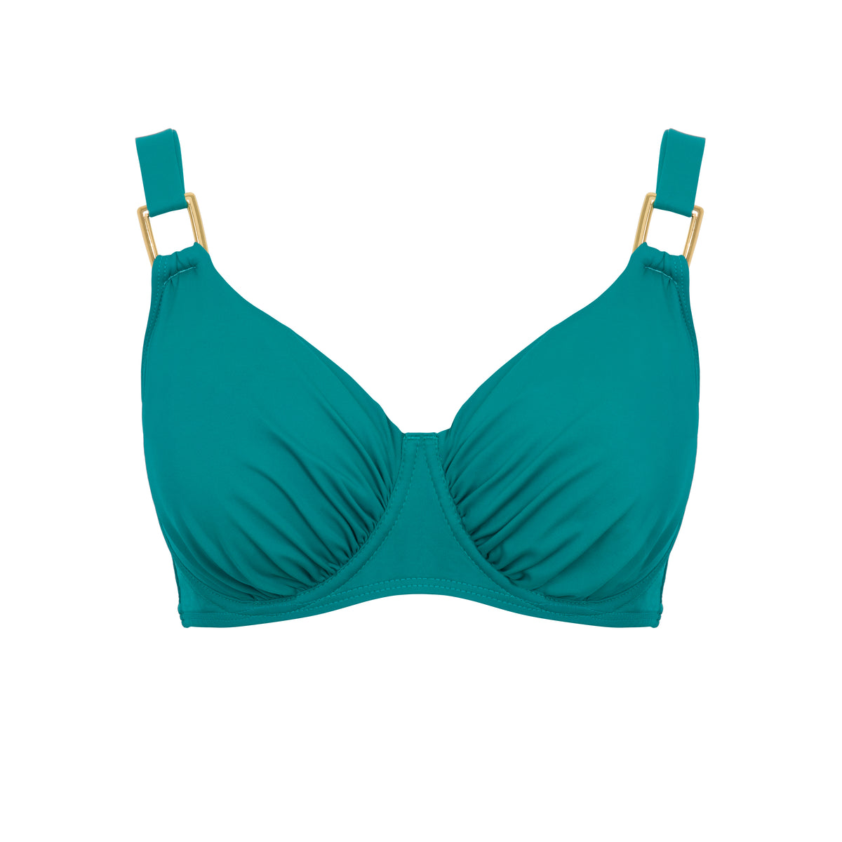 Full Cup DD+ Bikini Top Teal Blue
