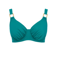 Full Cup DD+ Bikini Top Teal Blue