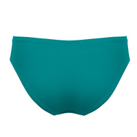 Mid Rise Bikini Bottoms Teal Blue