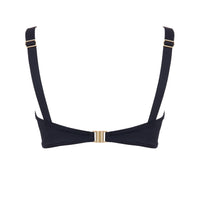 Full Cup DD+ Bikini Top Black