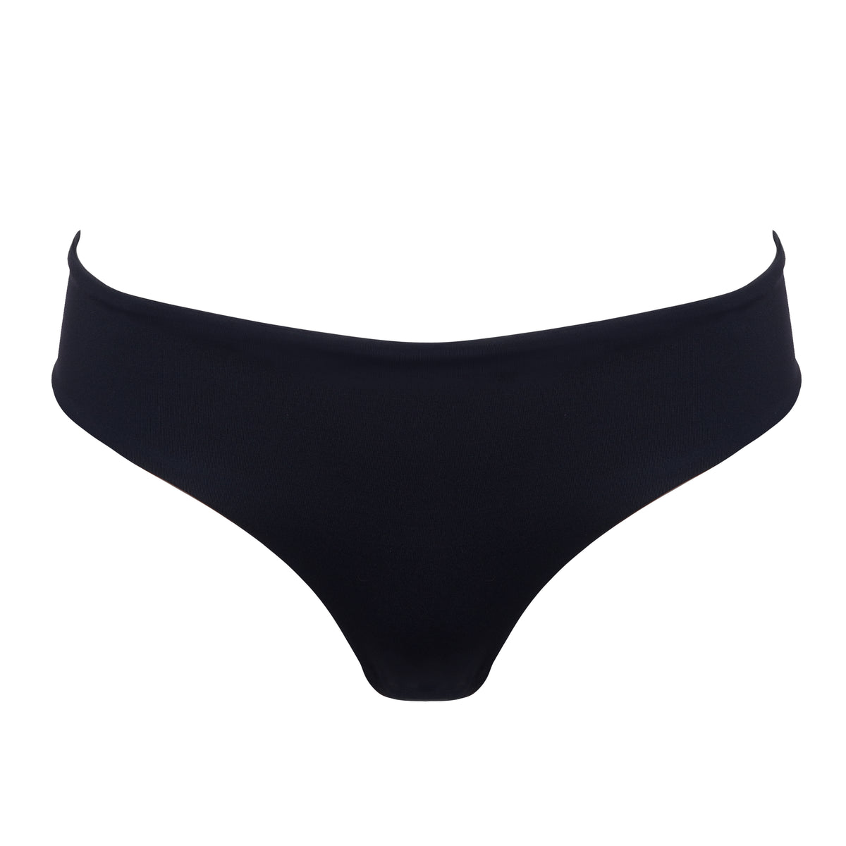 Mid Rise Bikini Bottoms Black