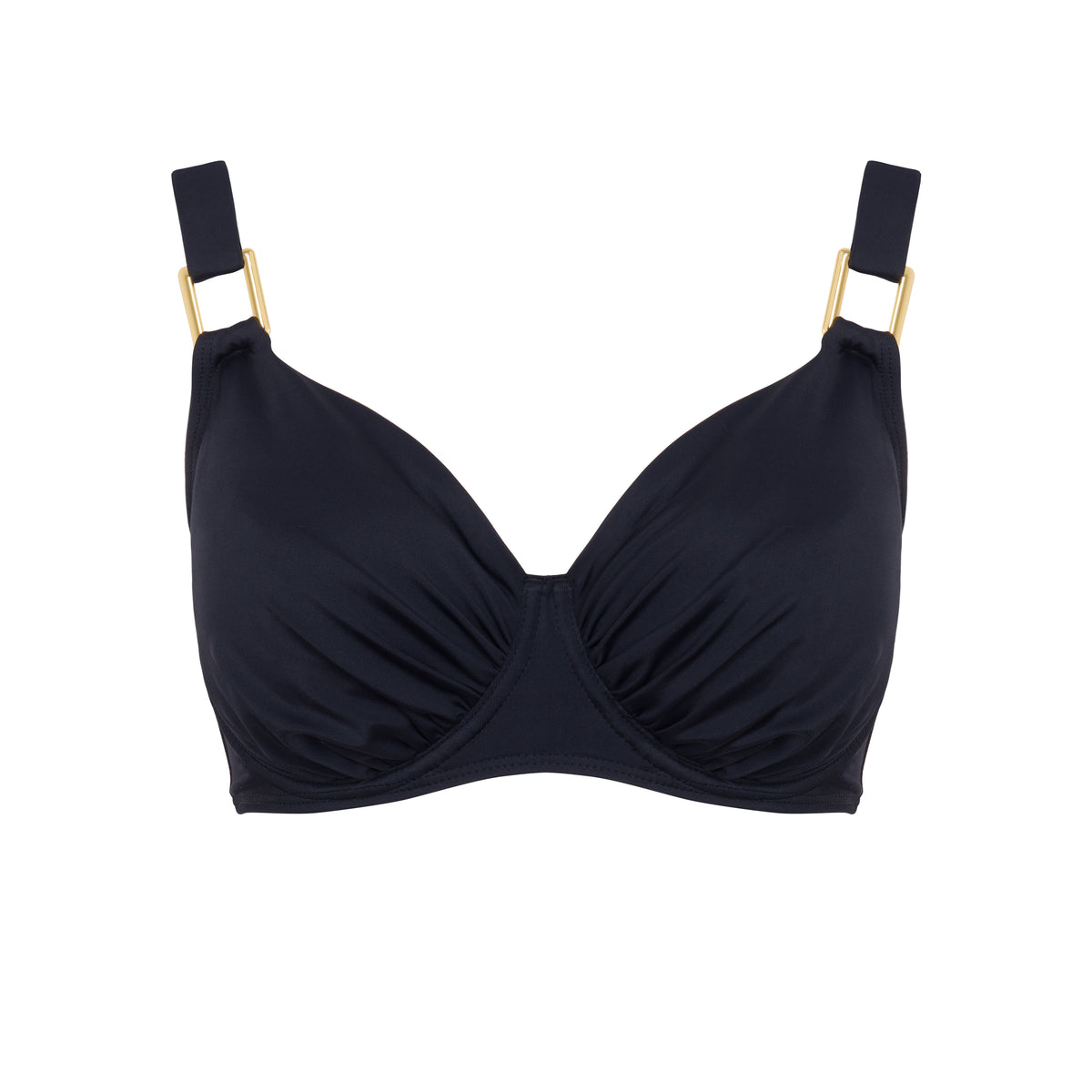 Full Cup DD+ Bikini Top Black