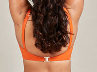 Signature Underwired Bikini Top in Papaya Orange
