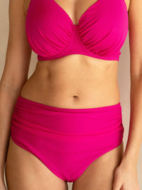 High Waisted Bikini Bottoms Pink